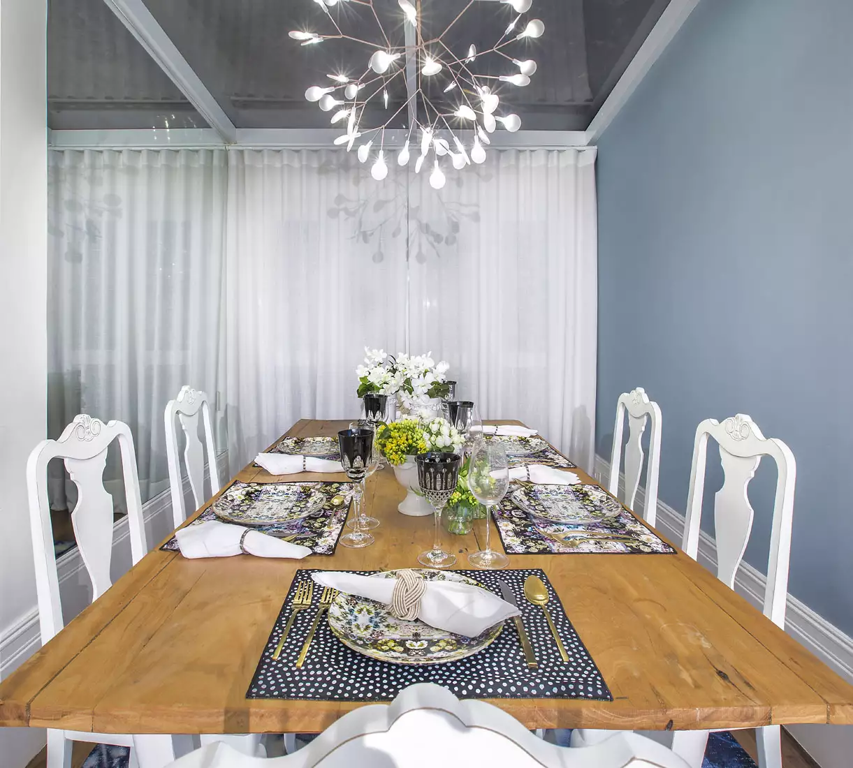 decoradora para salas de jantar no interior de residencial